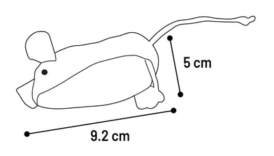 Flamingo Toy Robla Mouse - играчка за котки 9,2 / 5 / 5 см