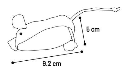 Flamingo Toy Robla Mouse - играчка за котки 9,2 / 5 / 5 см