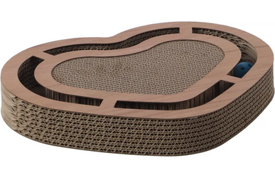 Flamingo Scratching Toy Poro Heart - драскалка за котки 42,5 / 33,5 / 5,5 см