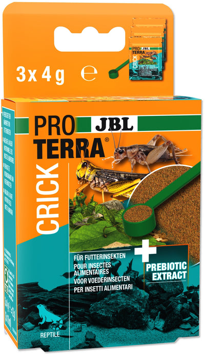 JBL ProTerra Crick - пълноценна храна за насекоми 3 х 10 мл