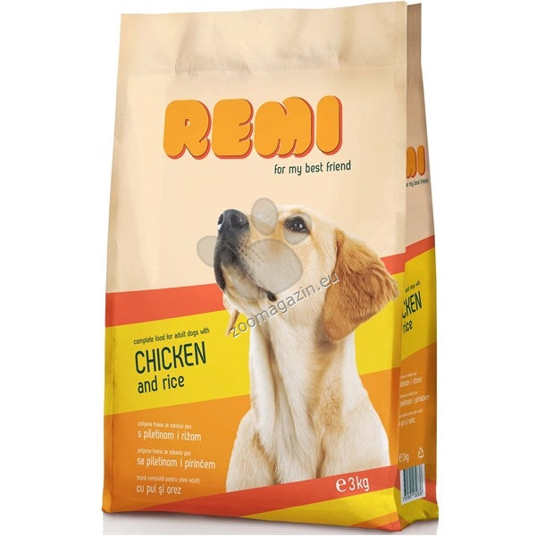 Remi Rice Remi Dog Chicken and Rice - суха храна за кучета с пилешко месо и ориз ...