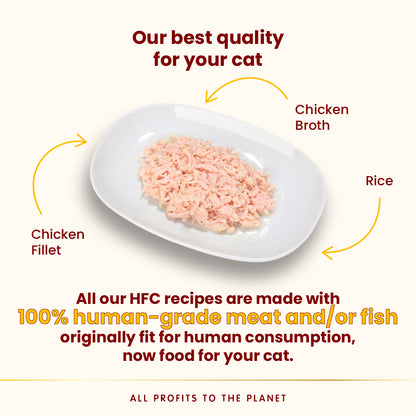 Almo Nature HFC Sterilised Chicken Fillet - пауч за кастрирани котки с пилешко 50 гр