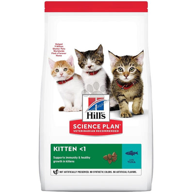 Hills Science Plan Kitten - с риба тон, за подрастващи котенца от отбиването до 1-годишна възраст, бременни или кърмещи котки 6+1 кг