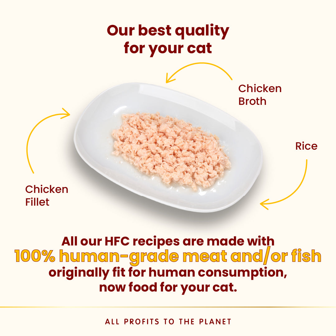 Almo Nature HFC Highly Appetizing Chicken Fillet - пауч за котки с пилешко 50 гр