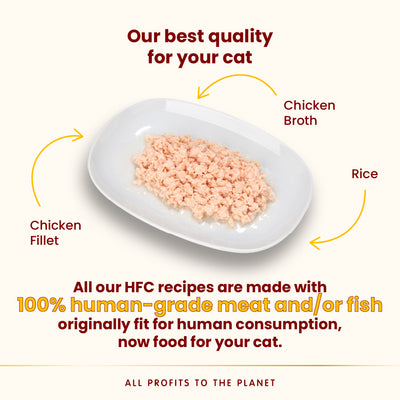 Almo Nature HFC Highly Appetizing Chicken Fillet - пауч за котки с пилешко 50 гр