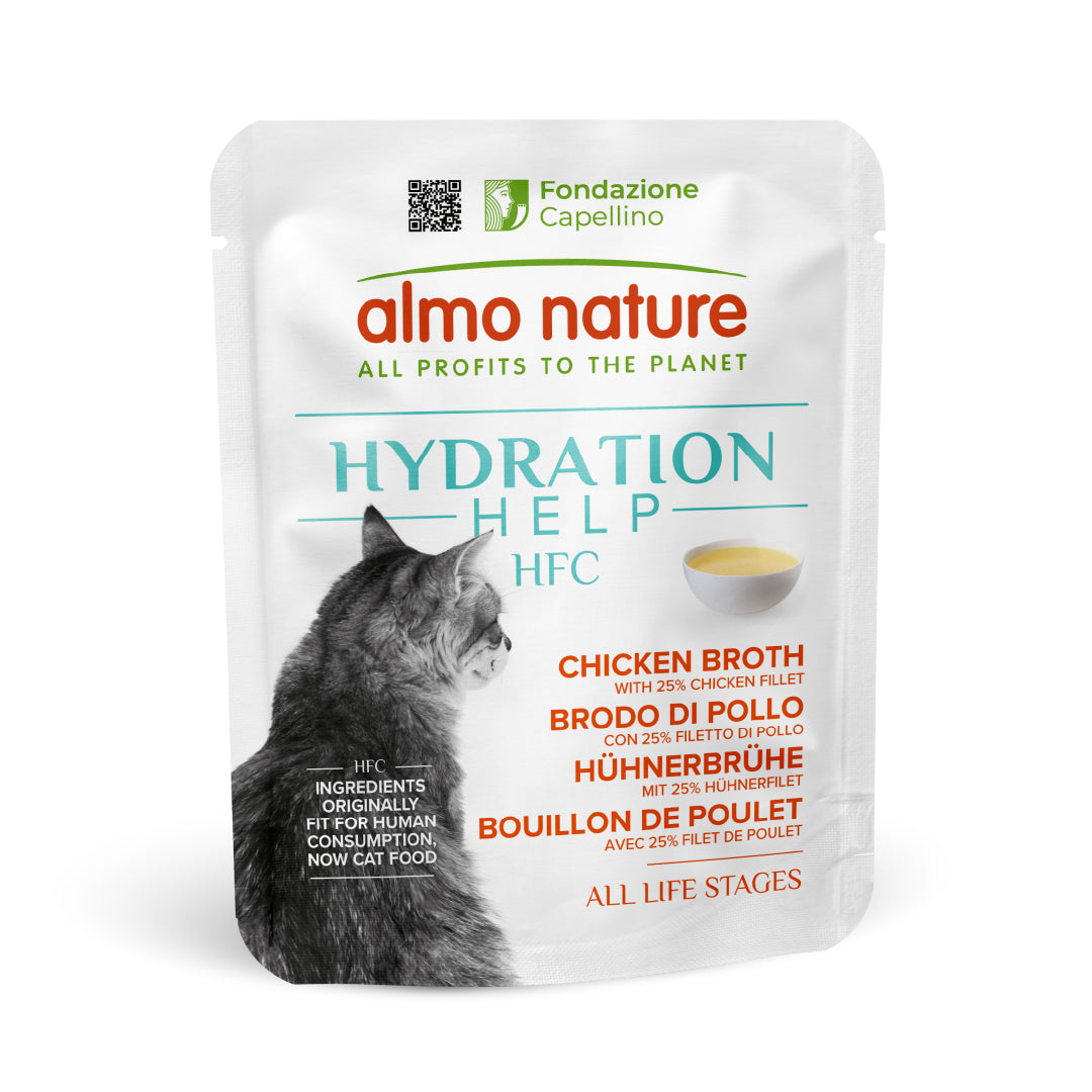 Almo Nature HFC Hydration Help Chicken - пауч за котки с пилешко 50 гр