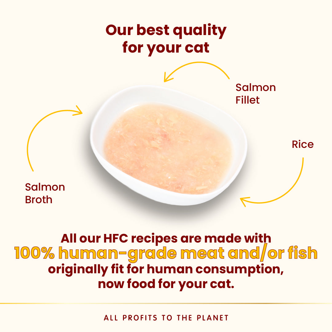 Almo Nature HFC Hydration Help Salmon - пауч за котки със сьомга 50 гр
