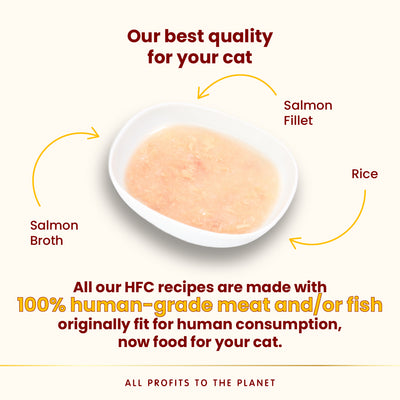 Almo Nature HFC Hydration Help Salmon - пауч за котки със сьомга 50 гр