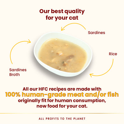 Almo Nature HFC Hydration Help Sardines - пауч за котки със сардини 50 гр