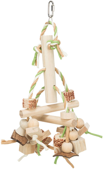 Trixie Wooden Toy - играчка за средни и големи папагали 31 см