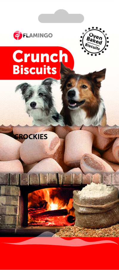 Flamingo Snacks Crunch Biscuit Crockies - бисквити за кучета 500 гр