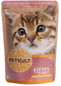 Petkult Kitten Turkey - пълноценен пауч за подрастващи котки с пуешко 100 гр