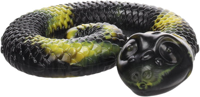 Flamingo Toy Sneaky Snake - играчка за лакомства от термопластичен каучук 17 / 16,2 / 4,3 см, жълта