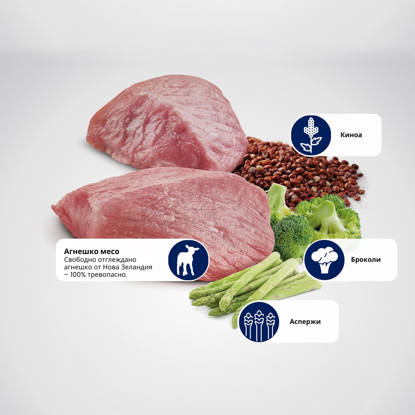 N&D Quinoa Weight Management Lamb Broccoli – пълноценна храна с киноа за котки над една година, за контрол на теглото с агнешко, броколи и аспержи