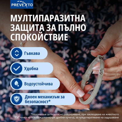 Virbac Prevexto - противопаразитен нашийник за кучета