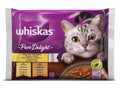 Whiskas Pouch Pure Delight - птичи ястия /4 броя/  85 гр.
