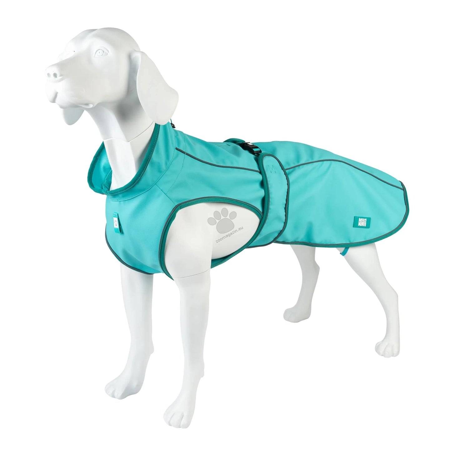 Max Molly Raincoat Matrix Turquoise - дъждобран за куче 50 см