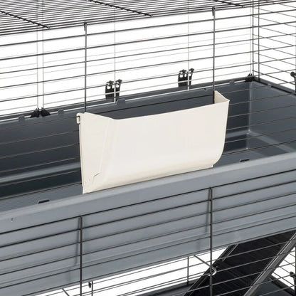 Ferplast Rabbit 120 Double - a fully equipped cage for mini rabbits 118 / 58 / 117cm.