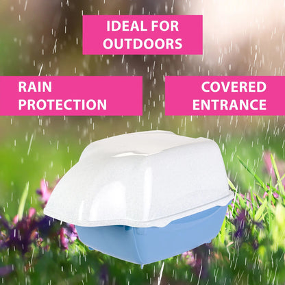 Ferplast - Cosmic Outdoor - covered cat litter box suitable for outdoor use 73.5 / 43.5 / 71 cm.
