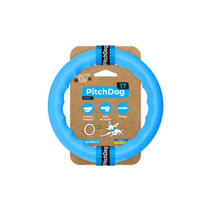 PitchDog 17 Fetch Ring Blue - ринг за кучета 17 см