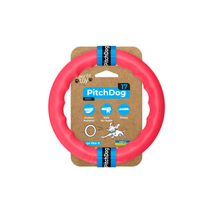 PitchDog 17 Fetch Ring Pink - ринг за кучета 17 см