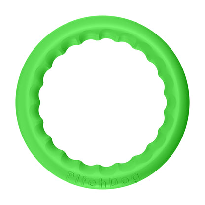 PitchDog 30 Fetch Ring Light Green - ринг за кучета 28 см