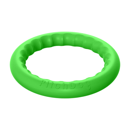 PitchDog 30 Fetch Ring Light Green - ринг за кучета 28 см