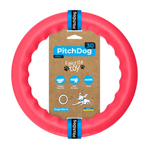PitchDog 30 Fetch Ring Pink - ринг за кучета 28 см
