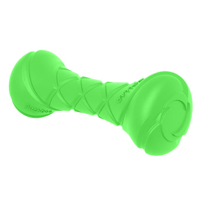 PitchDog Game Barbell Light Green - гумена гиричка за кучета 19 см