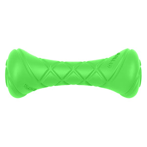 PitchDog Game Barbell Light Green - гумена гиричка за кучета 19 см