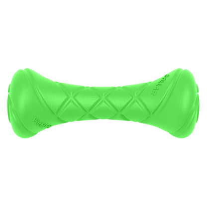 PitchDog Game Barbell Light Green - гумена гиричка за кучета 19 см