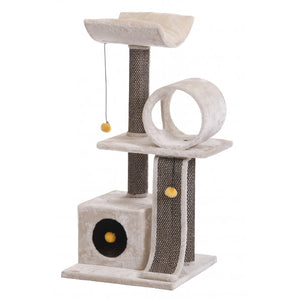 Nobby cat scratcher Kano plus - котешка драскалка 50 / 50 / 106 см бежов