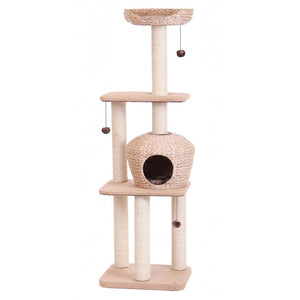 Nobby cat scratcher Nanuk - котешка драскалка 50 / 40 / 156 см бежов