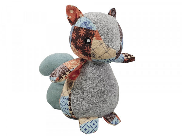 Nobby Plush squirrel Patchwork - плюшена катерица 20 см