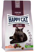 Happy Cat Sterilised Atlantic Salmon - пълноценна храна със сьомга за кастрирани котки