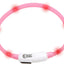 Flamingo Visio LED Black and White - светещ нашийник 35см, черен DELISTED