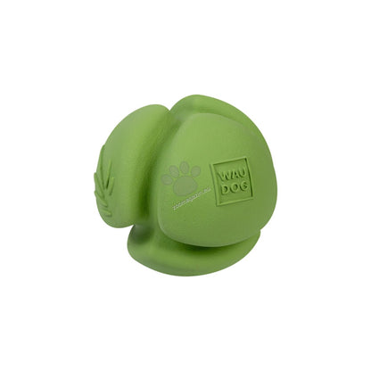 Waudog Natural Dog Toy Ball - играчка за лакомства от биоразградима гума 7 см, зелен