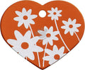 iMARC Orange Daisy Flower Heart / малък /