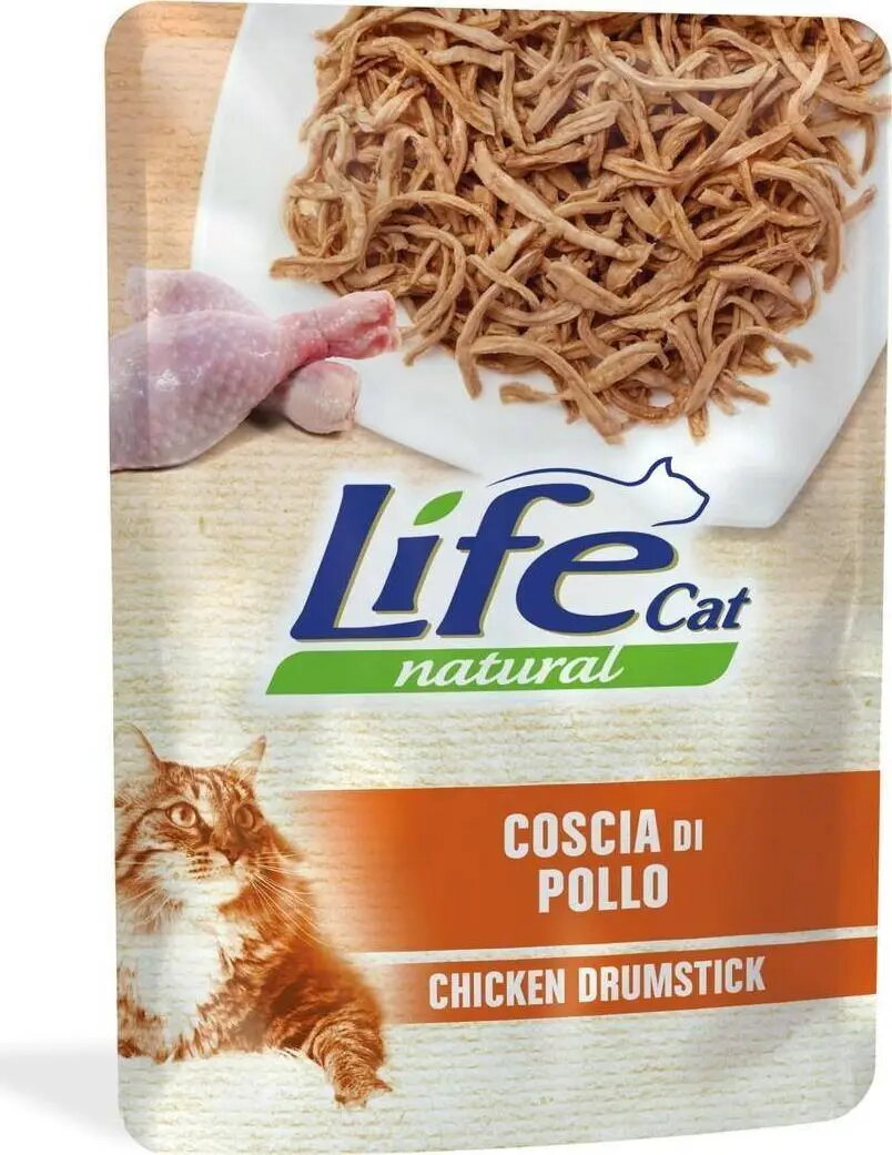 Life Cat Natural Chicken Drumstick - с месо от пилешко бутче 70 грама