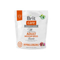 Brit Care Dog Hypoallergenic Adult Medium Breed - хипоалергенна храна за възрастни кучета от средни породи с агнешко месо и ориз 1 кг