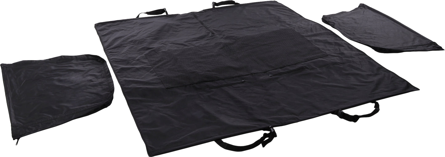 Flamingo Car Blanket Logi Black - покривало за седалки 145 / 130 см