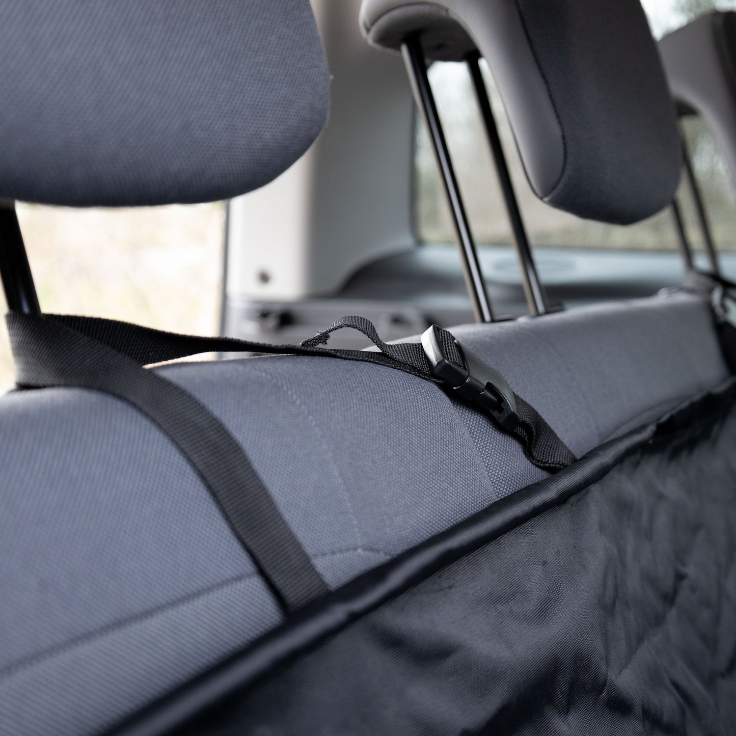 Flamingo Car Blanket Logi Black - покривало за седалки 145 / 130 см