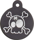 iMARC Black Pirate Skull Crossbones Disc / малък /