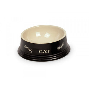 Nobby Ceramic Bowl Dog M - керамична купа за куче 240 мл, черен
