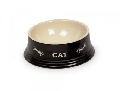 Nobby Ceramic Bowl Dog M - керамична купа за куче 240 мл, черен