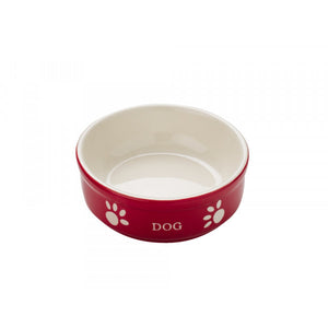 Nobby Ceramic Bowl Dog S - керамична купа за куче 130 мл, червен