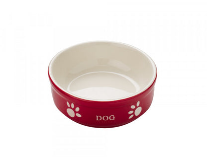 Nobby Ceramic Bowl Dog S - керамична купа за куче 130 мл, червен