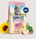 Happy Cat Minkas Junior Care - пълноценна храна с пилешко месо, за котки над 4 месеца 10 кг.