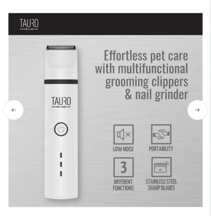Tauro Pro Line Multi-functional Clippers and Nail Grinder - мултифункционална машинка за подстригване и пила за нокти
