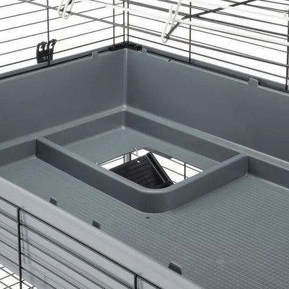 Ferplast Rabbit 120 Double - a fully equipped cage for mini rabbits 118 / 58 / 117cm.